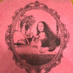 Mona Lisa racer back tank top.